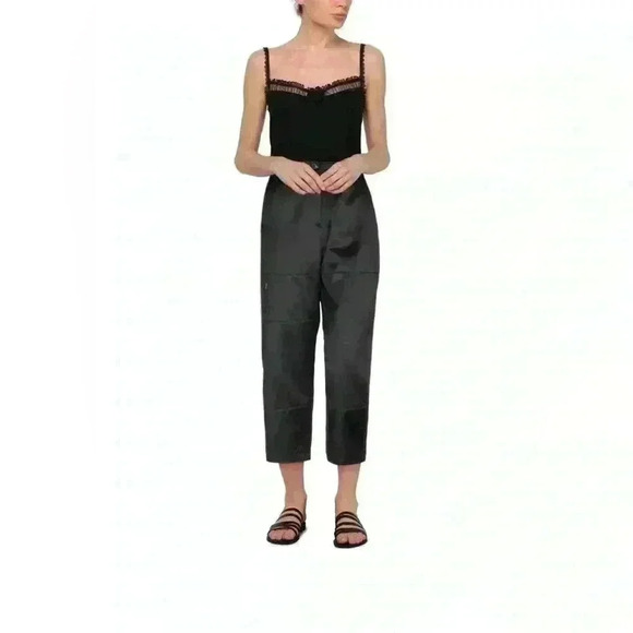 Pinko Black Casual Pants High Waisted - Size US 2